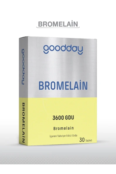Goodday Bromelain 30 Tablet 3 Adet - Resim 6