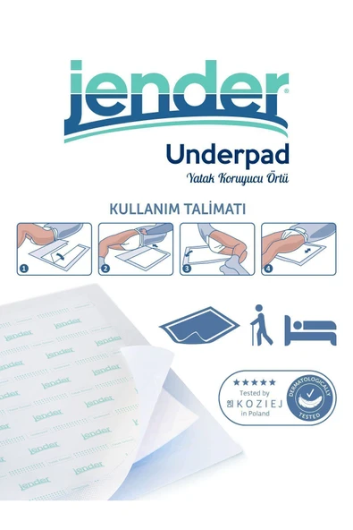 Jender Yatak Koruyucu Örtü 60x90cm 30'lu - Resim 3