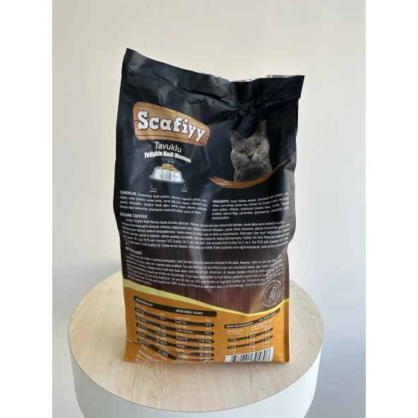 Scafiyy Tavuklu Yetişkin Kedi Maması 15 kg - Resim 2