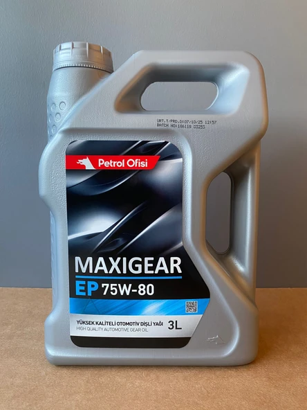 Petrol Ofisi EP 75W-80 Otomatik Vites API GL-4 3 Litre Şanzıman Yağı (10/2025 Üretim) ürün görseli 1