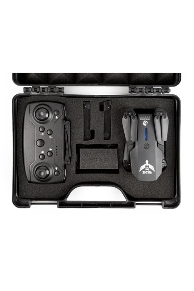 Yıldız İHA İlk Dronum, Katlanır Çift Kameralı Tek Tuşla Iniş Kalkış Başlangıç Drone Modeli (SİYAH) - Resim 5