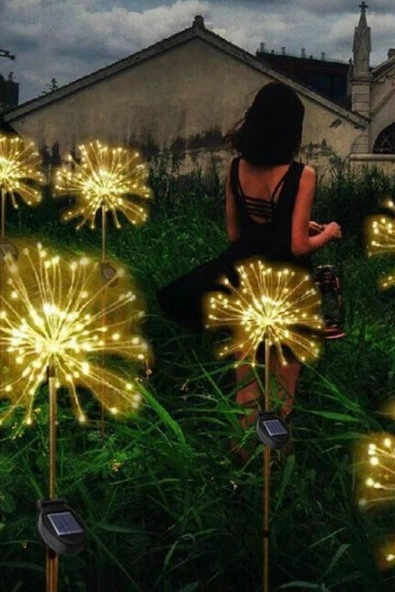 MAGICLEDCORNER Solar Karahindiba Bahçe Işıkları 2´li Set - Resim 2