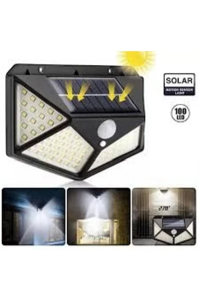 MAGICLEDCORNER Solar Bahçe Aydınlatması Hareket Sensörlü 100 Led ürün görseli 1