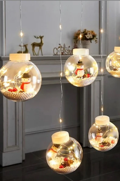 MAGICLEDCORNER Kartopu Yılbaşı Perde Led Işık - Resim 7