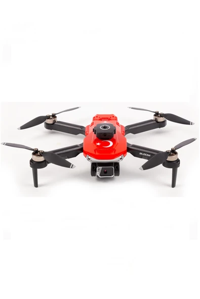 Yıldız İHA HEKİ SkyMaster Fırçasız Motor, Çift Kameralı Engel Sensörlü Hobi Dronu (Kırmızı, 1 Bataryalı) - Resim 6