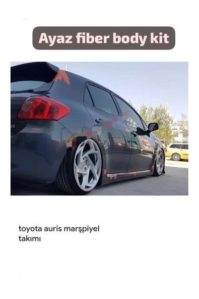 AYAZ FİBER GARAJ TOYOTA AURİS YAN MARŞBİYEL TAKIMI FİBER BOYASIZ ürün görseli 1