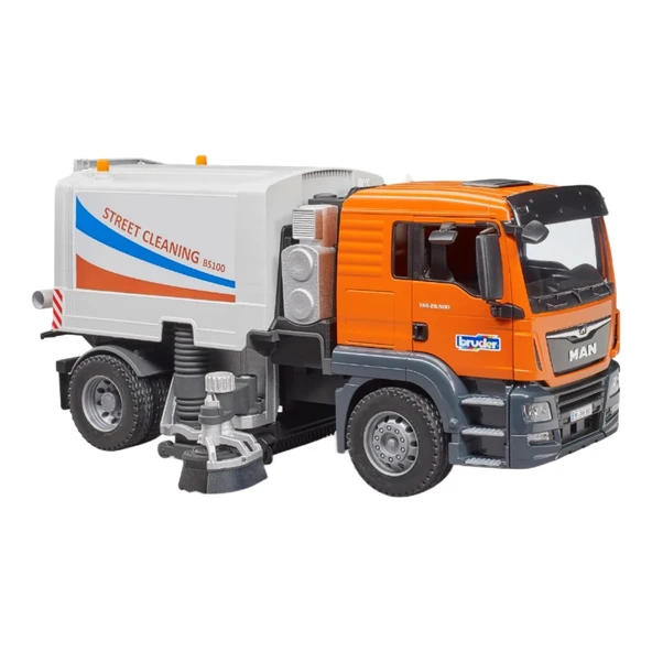 Bruder Man Tgs Cadde Süpürme Kamyonu BR03780 - Resim 5
