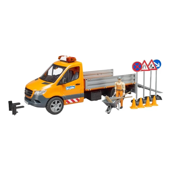 Bruder Sesli Işıklı MB Sprinter Yol Bakım Aracı Ve Elemanı ürün görseli 1
