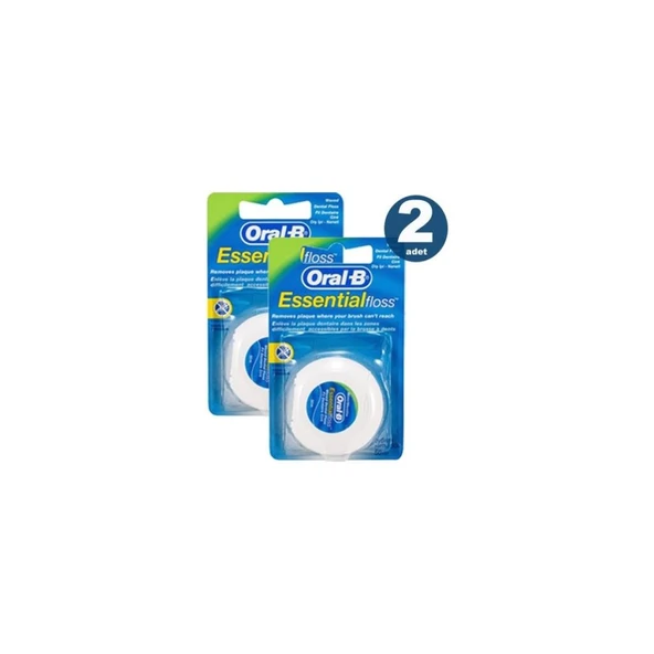 Oral-B Essential Floss 50 m 2 Adet Diş İpi ürün görseli 1
