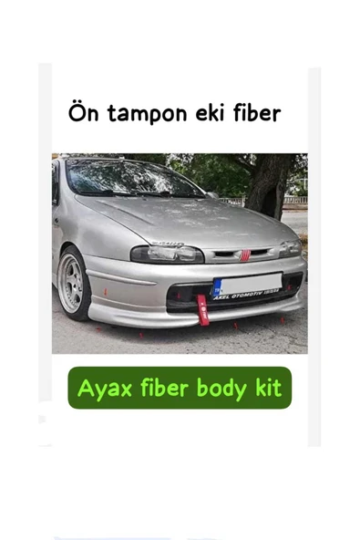 ayaz fiber body kit FİAT BRAVA ÖN TAMPON EKİ Fiber Boyasız ürün görseli 1