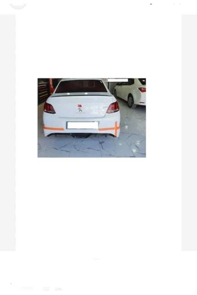 AYAZ FİBER GARAJ PEUGEOT ARKA TAMPON EKİ FİBER BOYASIZ - Resim 2