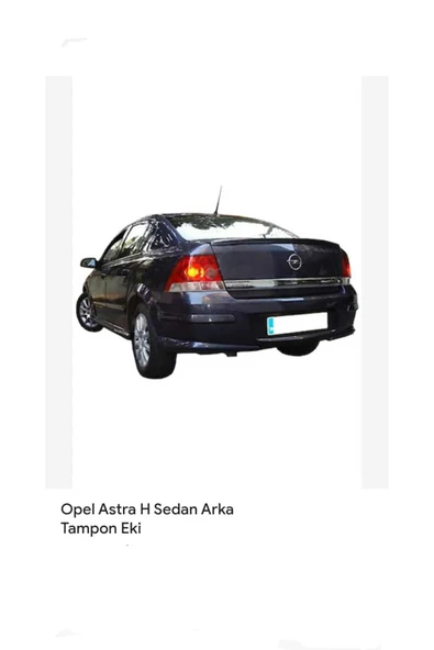 AYAZ FİBER GARAJ OPEL ASTRA H SEDAN ARKA TAMPON EKİ SP KARLIK FİBER BOYASIZ ürün görseli 1