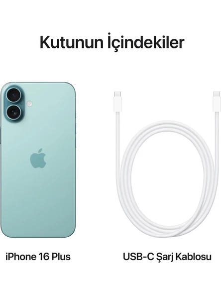 Apple iPhone 16 Plus 128GB Deniz Mavisi - Resim 2