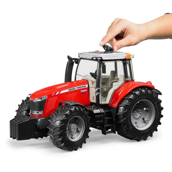 Bruder Massey Ferguson 7624 Traktör BR03046 - Resim 3