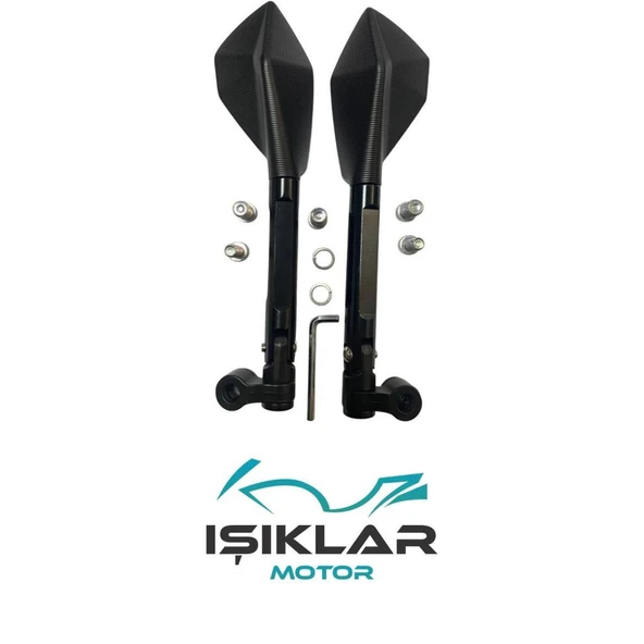 Benelli 125 S Rizoma Ayna Siyah SRCS039 - Resim 3