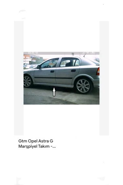 AYAZ FİBER GARAJ OPEL ASTRA G YAN MARŞPİYEL TAKIMI Fiber Boyasız Uyumlu ürün görseli 1
