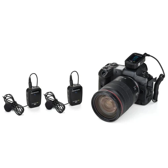 Saramonic Blink 500 ProX B2R Kayıtçılı Kablosuz İkili Yaka Mikrofonu - Resim 3