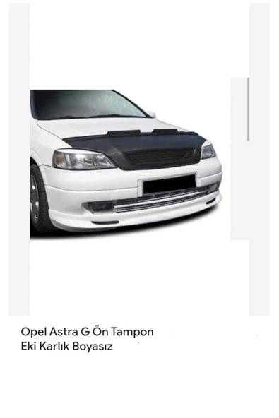 AYAZ FİBER GARAJ OPEL ASTRA G ÖN TAMPON EKİ KARLIK FİBER -BOYASIZ - Resim 2