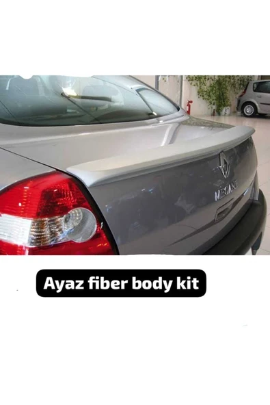 AYAZ FİBER GARAJ RENAULT MEGANE 2 ANT SPOYLER Fiber Boyasız ürün görseli 1