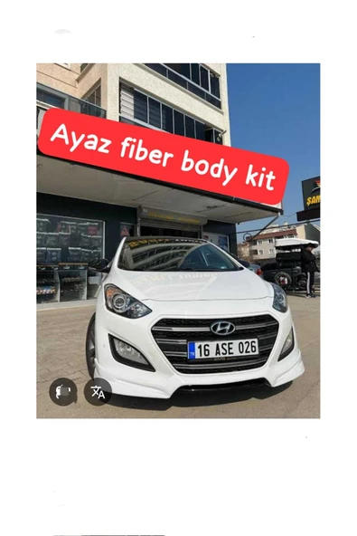 ayaz fiber body kit HYUNDAİ İ30 ÖN EK FİBER BOYASIZ ürün görseli 1