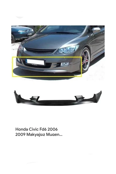 AYAZ FİBER GARAJ HONDA CİVİC FD6 MAKYAJSIZ ÖN EK Fiber Boyasız - Resim 2