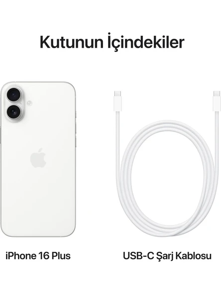 Apple iPhone 16 Plus 256GB Beyaz - Resim 2