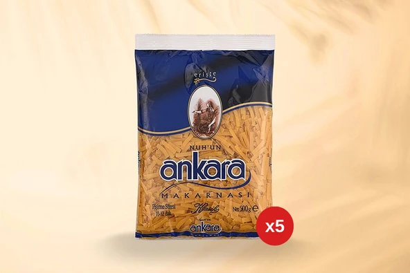Nuh'un Ankara Erişte Makarna 500 Gr x 5 Paket ürün görseli 1