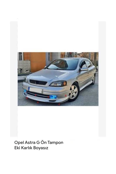 AYAZ FİBER GARAJ OPEL ASTRA G ÖN TAMPON EKİ KARLIK FİBER -BOYASIZ ürün görseli 1