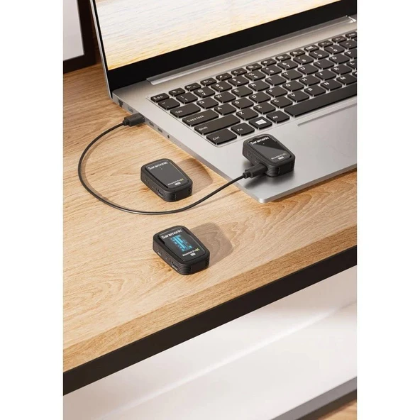 Saramonic Blink 500 ProX B2R Kayıtçılı Kablosuz İkili Yaka Mikrofonu - Resim 5