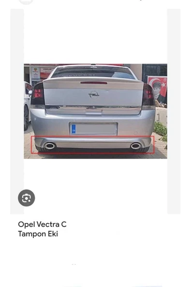 AYAZ FİBER GARAJ OPEL VECTRA C ARKA DİFÜZÖR CİFT CIKIS Fiber Boyasız - Resim 2