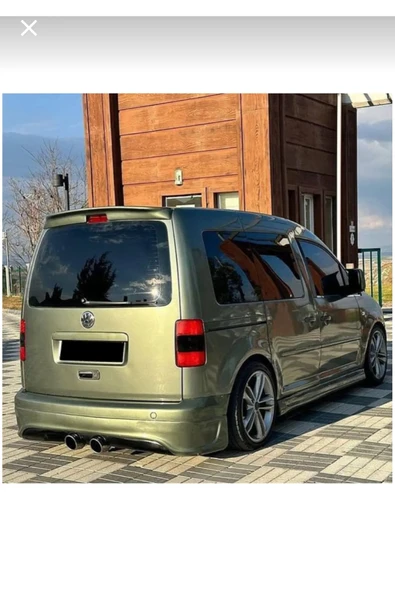 GÜNEŞLİ GARAJ Volkswagen Caddy Arka Tampon Eki (2004-2010) Sportif Görünüm!