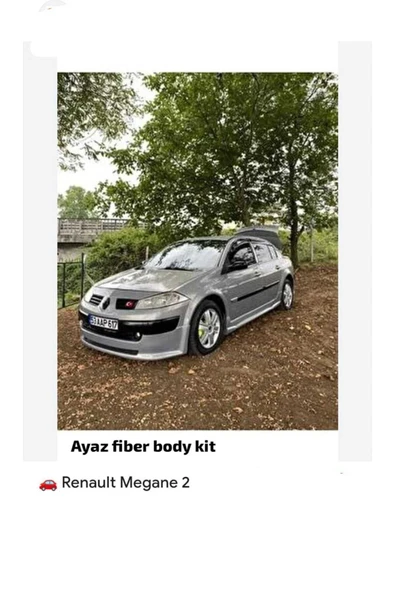 AYAZ FİBER GARAJ RENAULT MEGANE Uyumlu 2 YAN MARŞPİYEL Fiber Boyasız ürün görseli 1