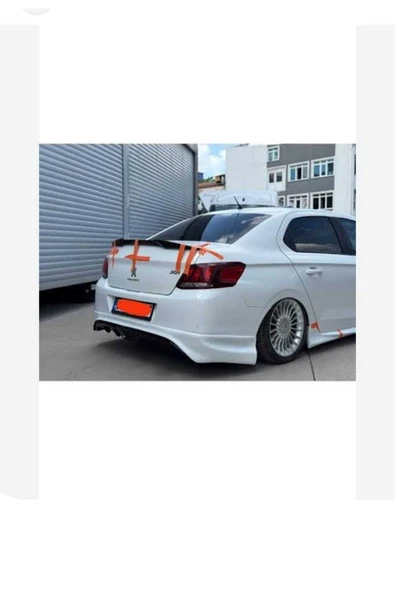 AYAZ FİBER GARAJ PEUGEOT ARKA TAMPON EKİ FİBER BOYASIZ ürün görseli 1