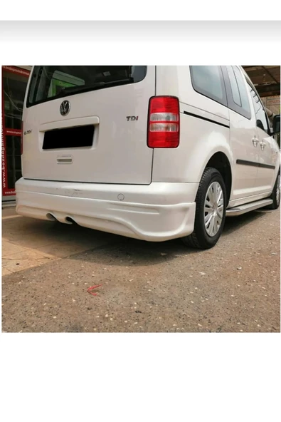 GÜNEŞLİ GARAJ Volkswagen Caddy Arka Tampon Eki (2004-2010) Sportif Görünüm! - Resim 2