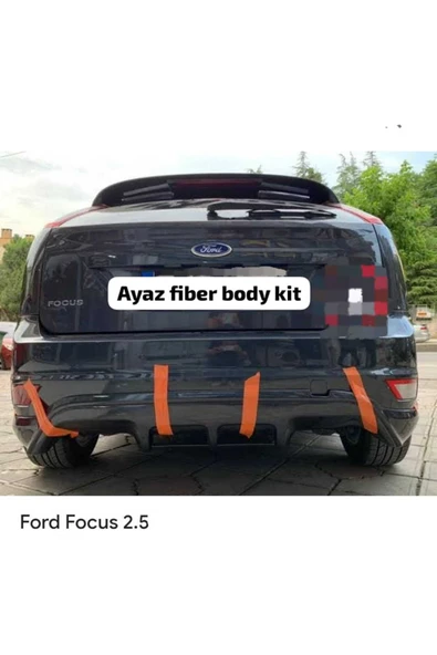 ayaz fiber body kit FORD FOCUS 2.5 HB BODYKİT ön ek- yan marşbiyel-arka ek Fiber Boyasız - Resim 3