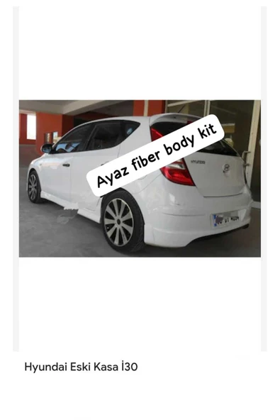 ayaz fiber body kit HYUNDAİ İ30 ESKİ KASA BODY KİT ÖN EK YAN MARŞBİYEL ARKA EK FİBER BOYASIZ TAKIM - Resim 4