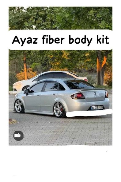 ayaz fiber body kit FİAT LİNEA MAKYAJSIZ KASA ÖN EK YAN MARŞBİYEL ARKA EK BODYKİT FİBERGLASS BOYASIZ - Resim 4
