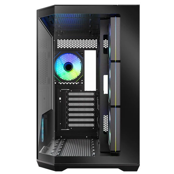 BitFenix Digital T10 ES 850W 80+ Bronze 10.24"ARGB USB 3.1 ATX Mid Tower Siyah Kasa KT10ES10BBK85-4A - Resim 2