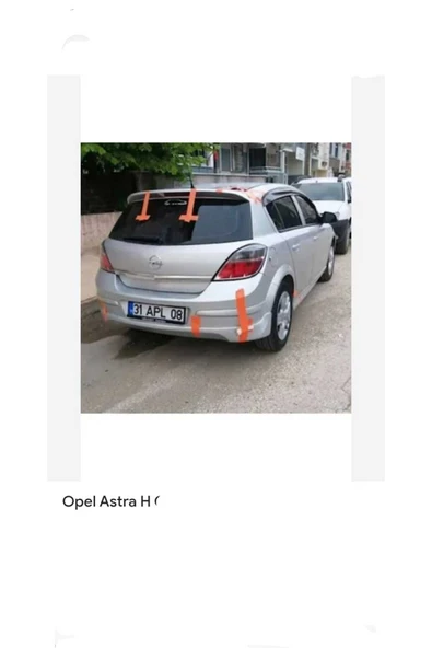 AYAZ FİBER GARAJ OPEL ASTRA H HB SPOYLER Fiber Boyasız - Resim 2