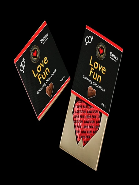 Love Fun Gınseng Çikolata 16 gr (Pk 12 Li) - Resim 3