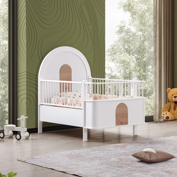 MDF Beşik, Venüs Büyüyen Beşik 90x130 - Venüs Karyola 90x190 - Resim 3