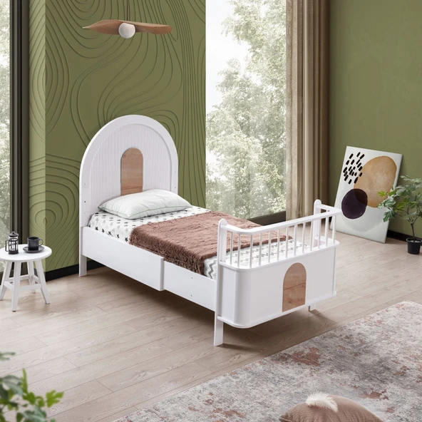 MDF Beşik, Venüs Büyüyen Beşik + 1 Adet Comfort Yatak 90x130 - Resim 4