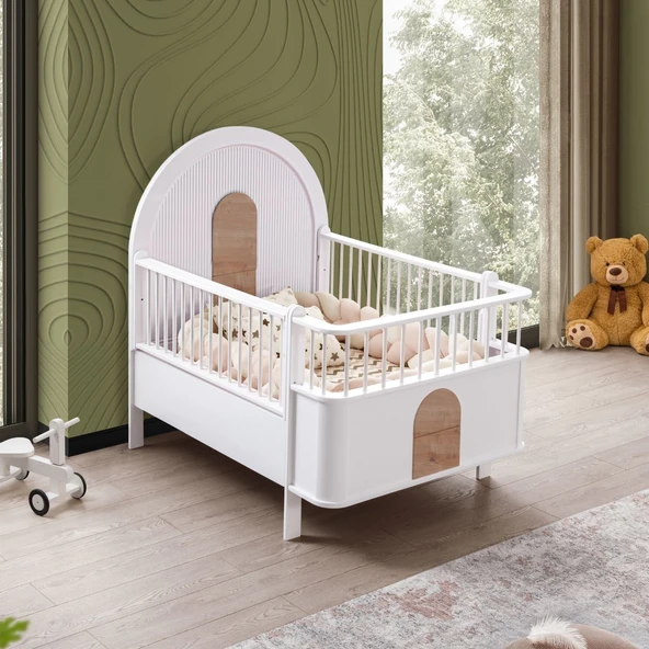 MDF Beşik, Venüs Büyüyen Beşik 90x130 - Venüs Karyola 90x190 ürün görseli 1