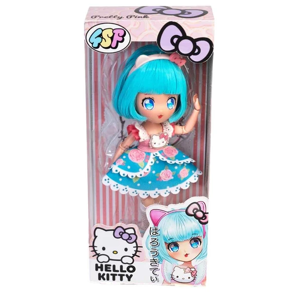 Hello Kitty Manga Bebek Figürü Pretty Pink - Resim 4