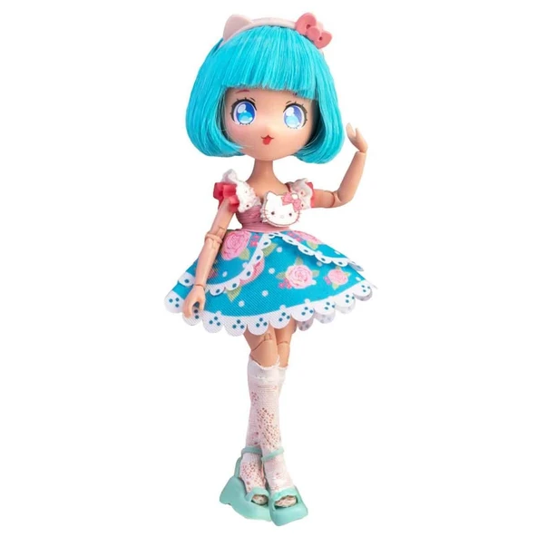 Hello Kitty Manga Bebek Figürü Pretty Pink - Resim 2