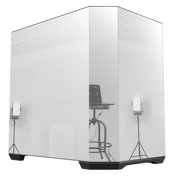 BitFenix Mirror T10 850W 80+Bronze ARGB USB 3.1 ATX Mid Tower Siyah Kasa MIT1060LSKKGSK4A ürün görseli 1