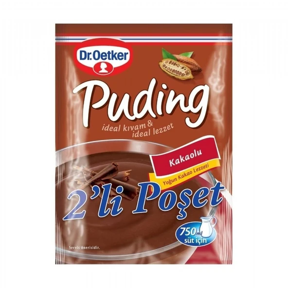DR.OETKER PUDING KAKAOLU 2X147GR ürün görseli 1