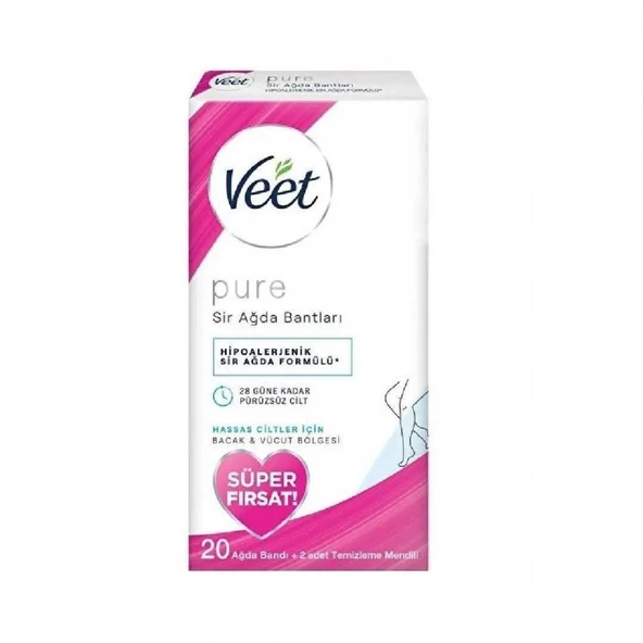 VEET PURE BACAK&VUCUT AGDA BANDI 20'LI ürün görseli 1
