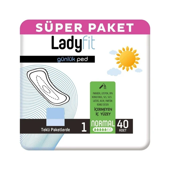 LADYFIT GUNLUK S.NORMAL 40'LI ürün görseli 1
