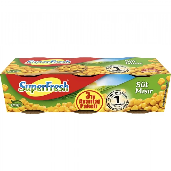 SUPERFRESH  MISIR 3X200GR  8879 ürün görseli 1